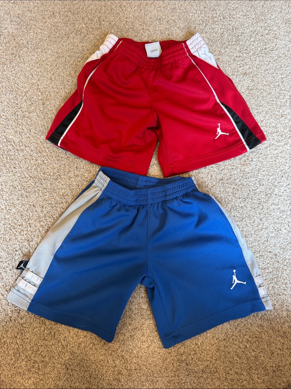 Jordan Kids' 2T Athletic Shorts - Red and Blue